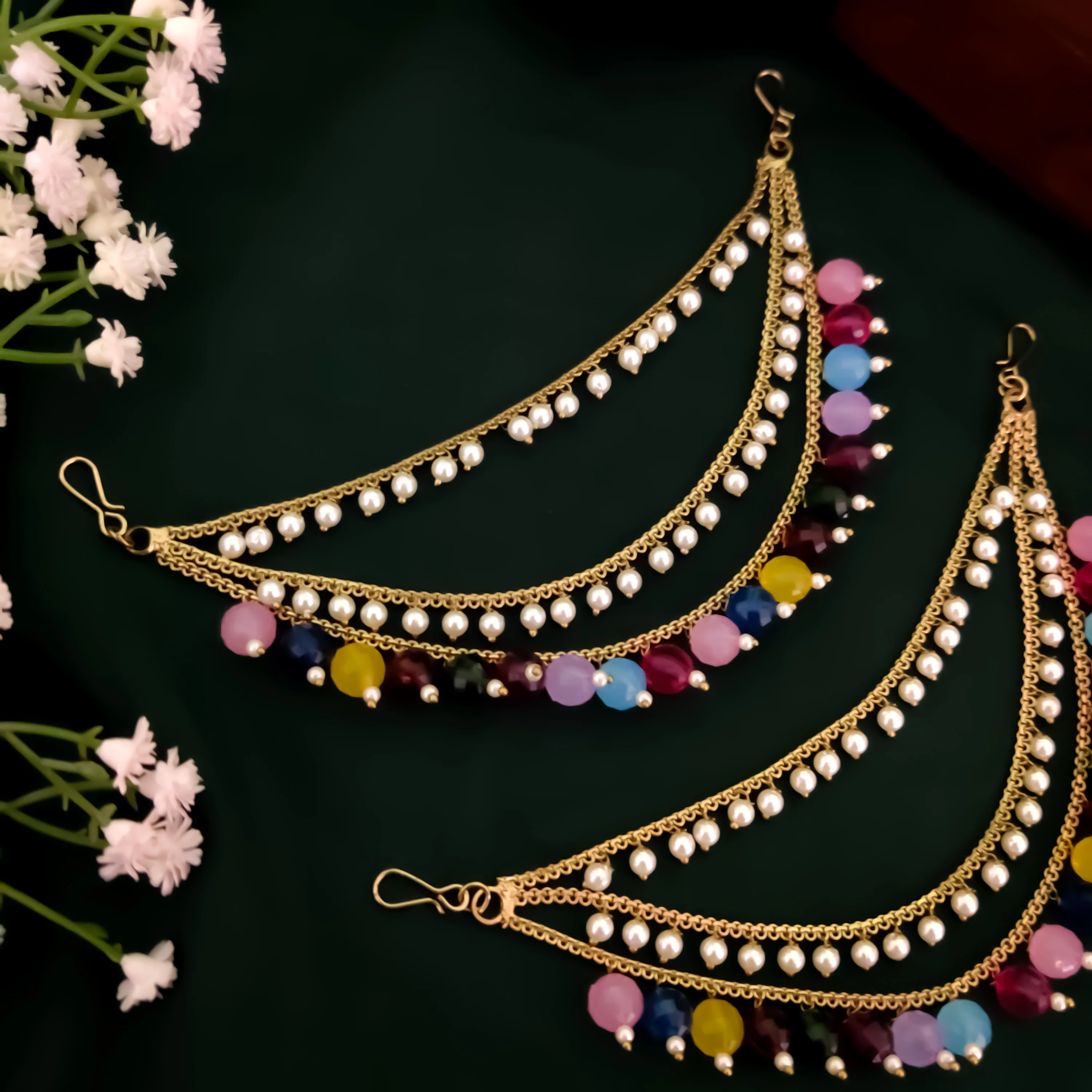 Ishani Detachable Earchains - Multi - Image 3