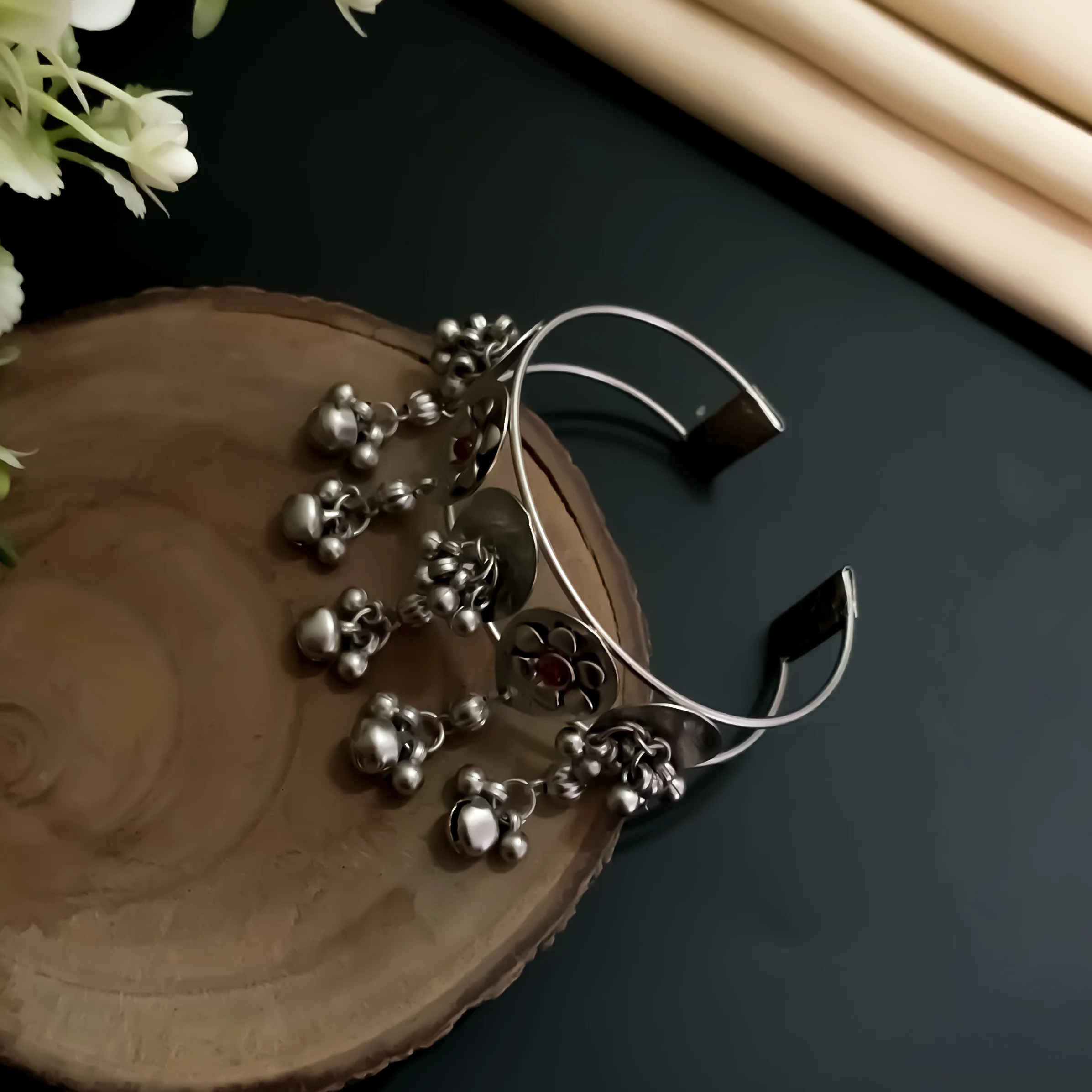 Manjari Ghungroo Adjustable Bracelet/Kada - Image 6