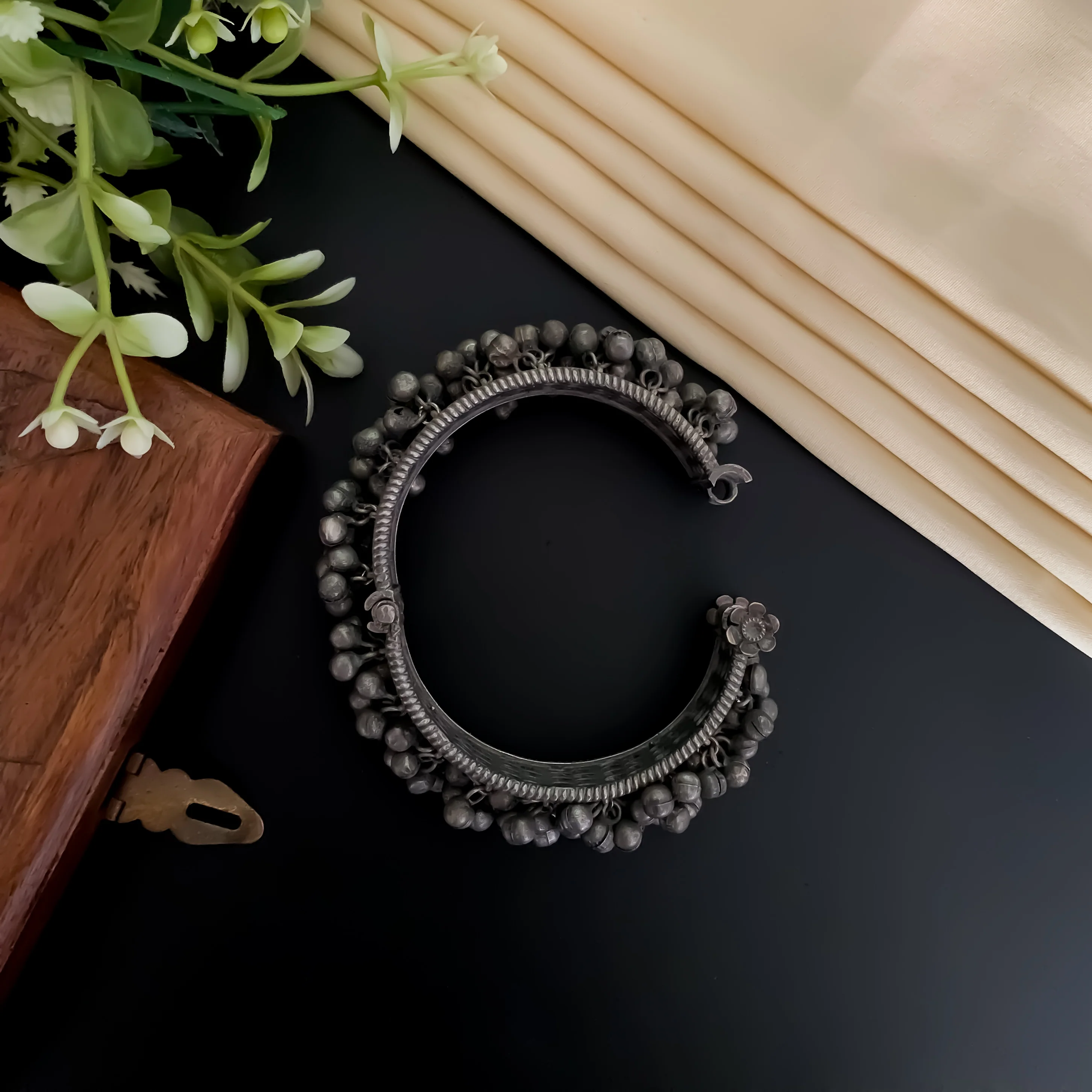 Manjiri SLA Ghunghroo Adjustable Bracelet/Kada - Image 4