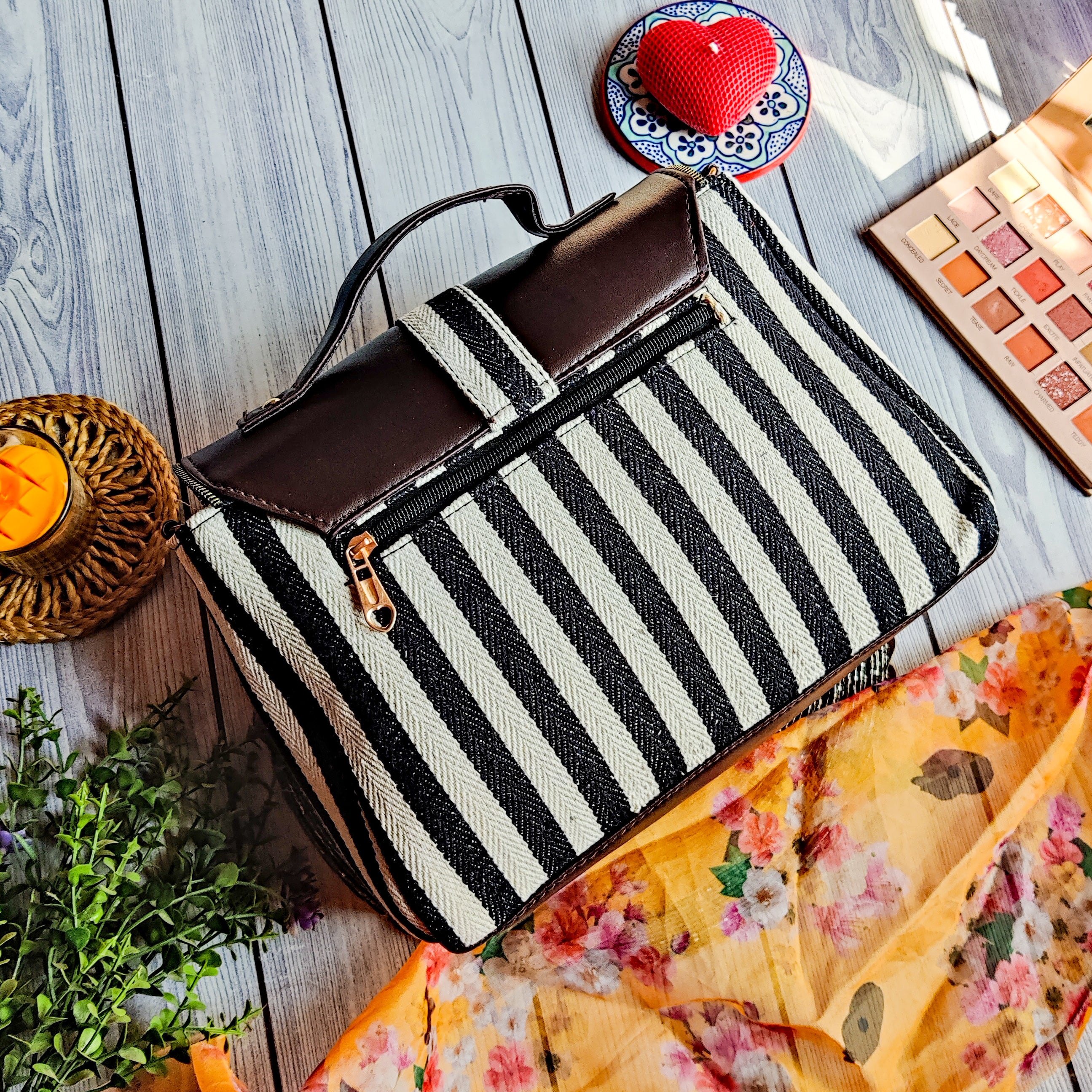MONOCHROME XL SLING BAG WITH ADJUSTABLE STRAP - Image 6