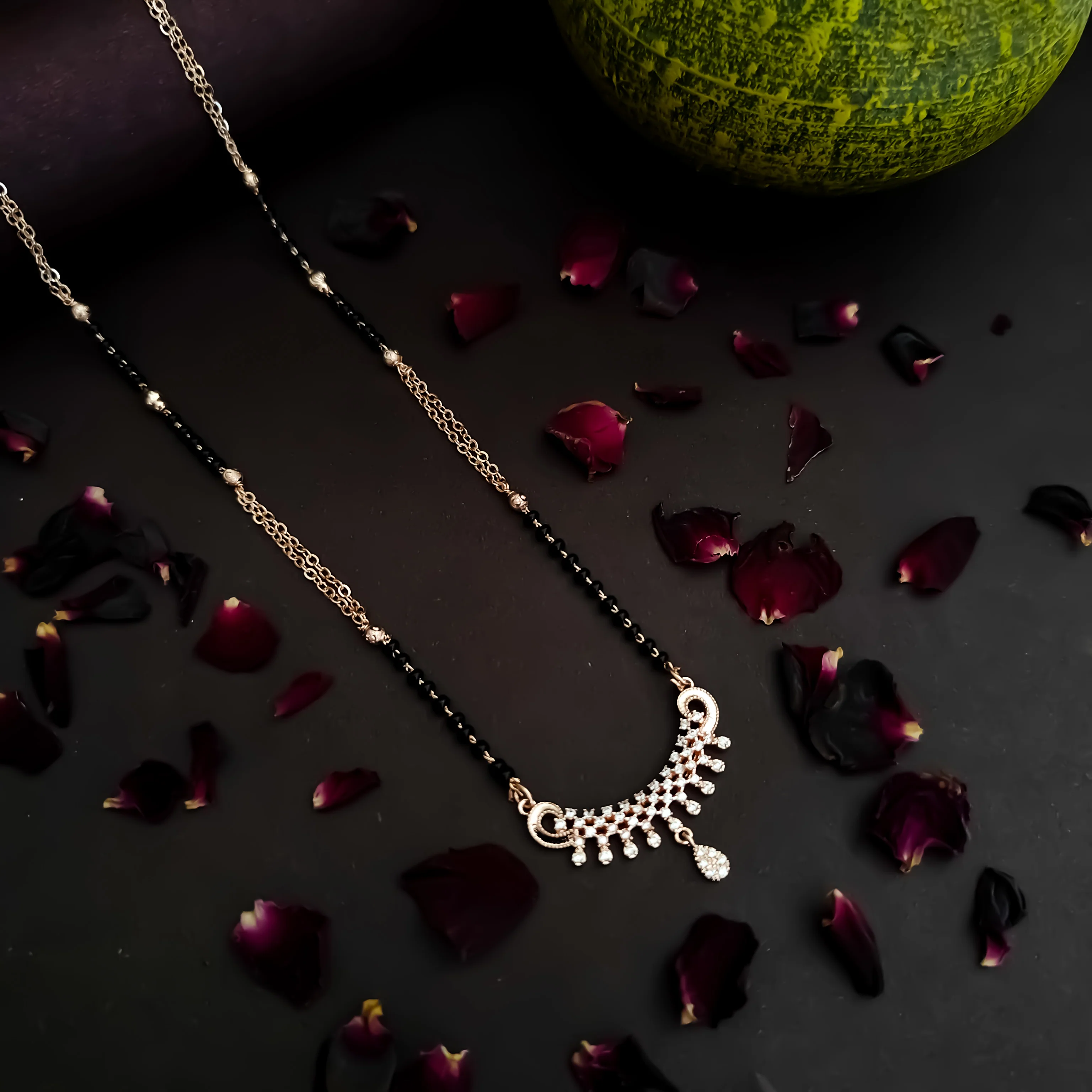 Olivia American Diamond Mangalsutra - Image 3