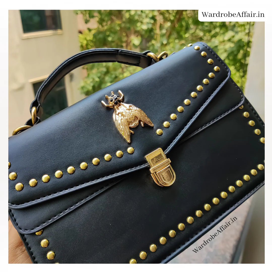 Style Statement Sling Bag - Jet black - Image 3