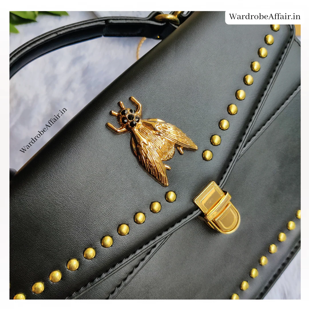 Style Statement Sling Bag - Jet black - Image 4